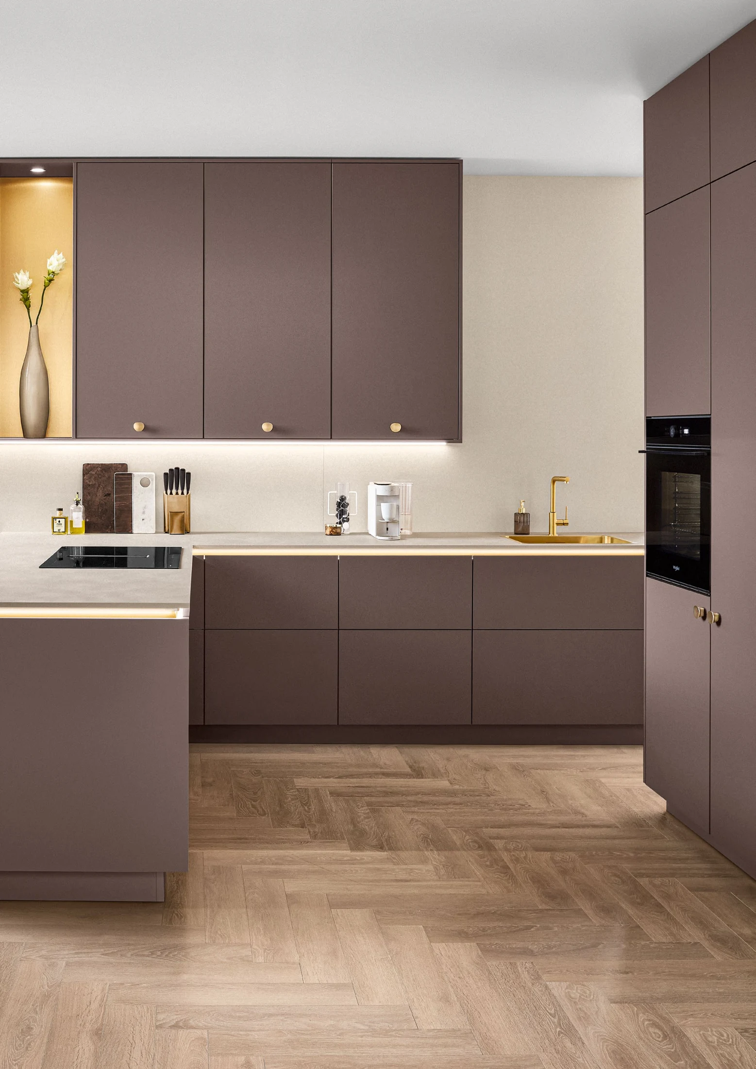 Cuisine nobilia SENSO 498 · Berry mat premium, photographie du magazine 2027